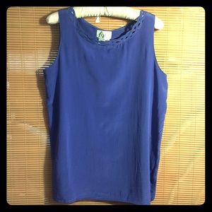 Silk Sleeveless Top